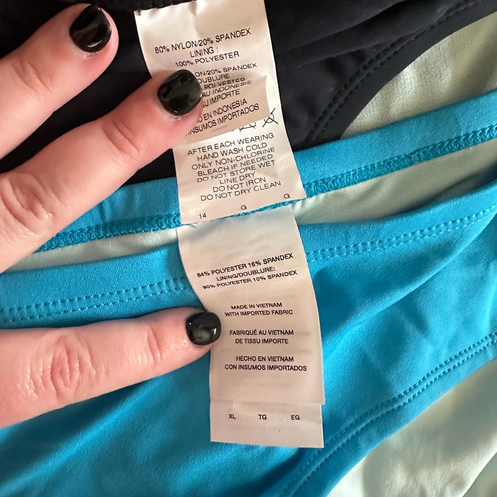 2 Nike bikini bottoms